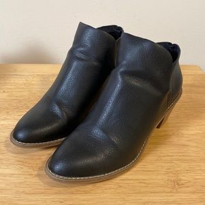 Black Slip On Bootie